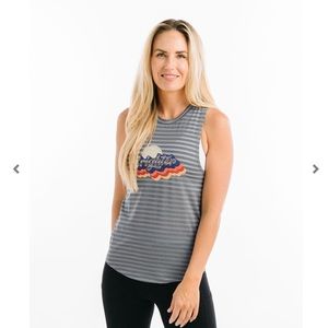 NWY Zyia Grey Nimbus Brighter Tank Top